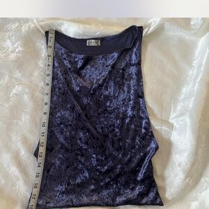 Free People Purple velour Tank Top